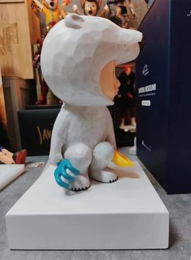 小泉悟米奇北极熊同款雕塑摆件现代抽象儿童房卡通潮玩潮流ins