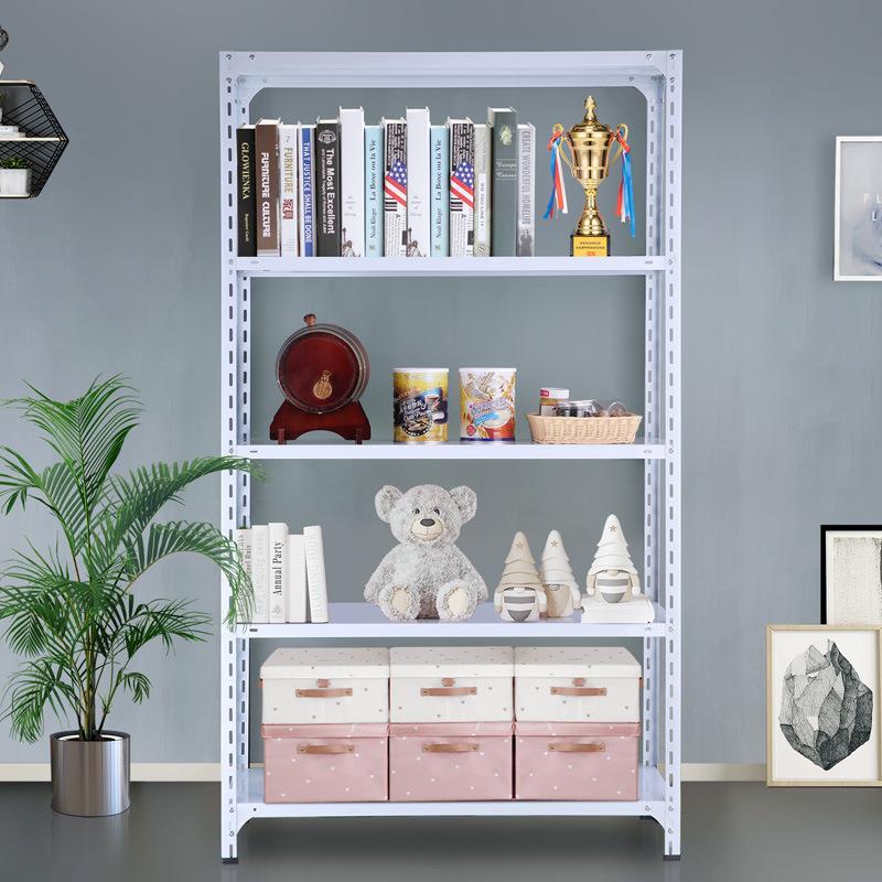 型仓储货架仓库储藏架家用置物架角钢置物架金属展示架三层铁架 - 图1