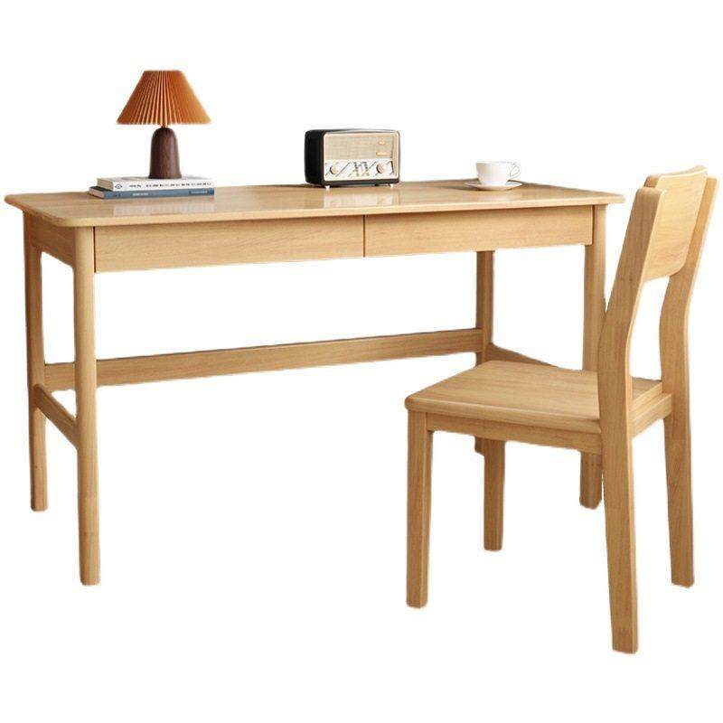 新款 全实木书桌北欧小户型卧室床边学习桌学生写字桌家用电脑桌,淘宝优惠券,粉丝福利购,淘宝优惠卷