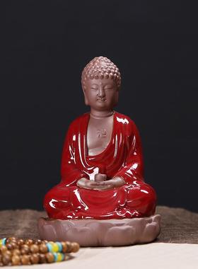 关公摆件家居装饰品手工客厅玄关办公室茶桌茶室桌面礼品摆设茶宠