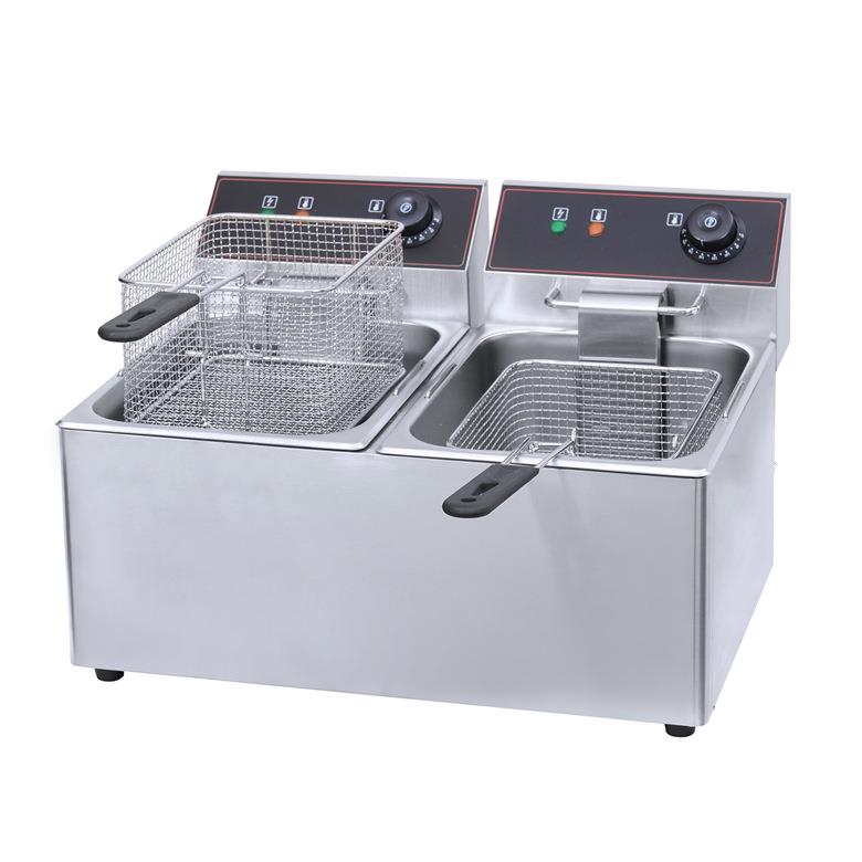 炸炉电炸锅大容量商用油炸机双缸电炸炉加厚单缸炸薯条鸡翅油炸炉 - 图3
