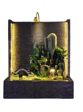 厂家流水摆件现货定制树脂工艺品跨境出口流水墙喷泉