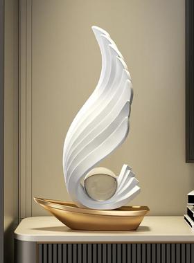 一帆风顺帆船摆件轻奢高档客厅电视柜玄关装饰风生水起办公室桌面