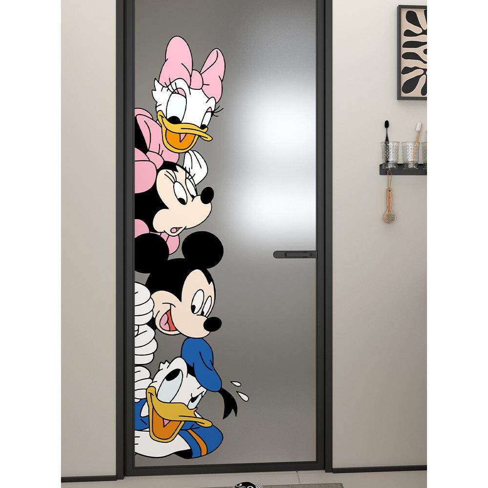 卡通玻璃贴膜浴室浴室门窗格栅透光防窥视厕所门静电膜,淘宝优惠券,粉丝福利购,淘宝优惠卷