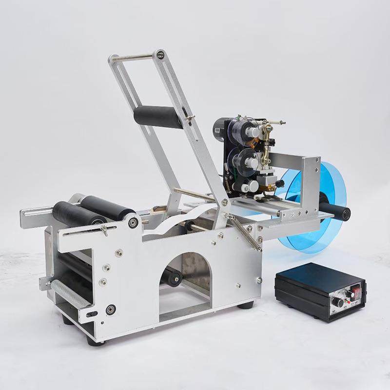 半自动圆瓶贴标机不干胶贴标签机小型玻璃瓶酒瓶贴商标机器高精度,淘宝优惠券,粉丝福利购,淘宝优惠卷