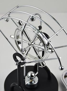 牛顿摆件永动机仪混沌摆磁浮物理创意家居装饰品办公室解压神器