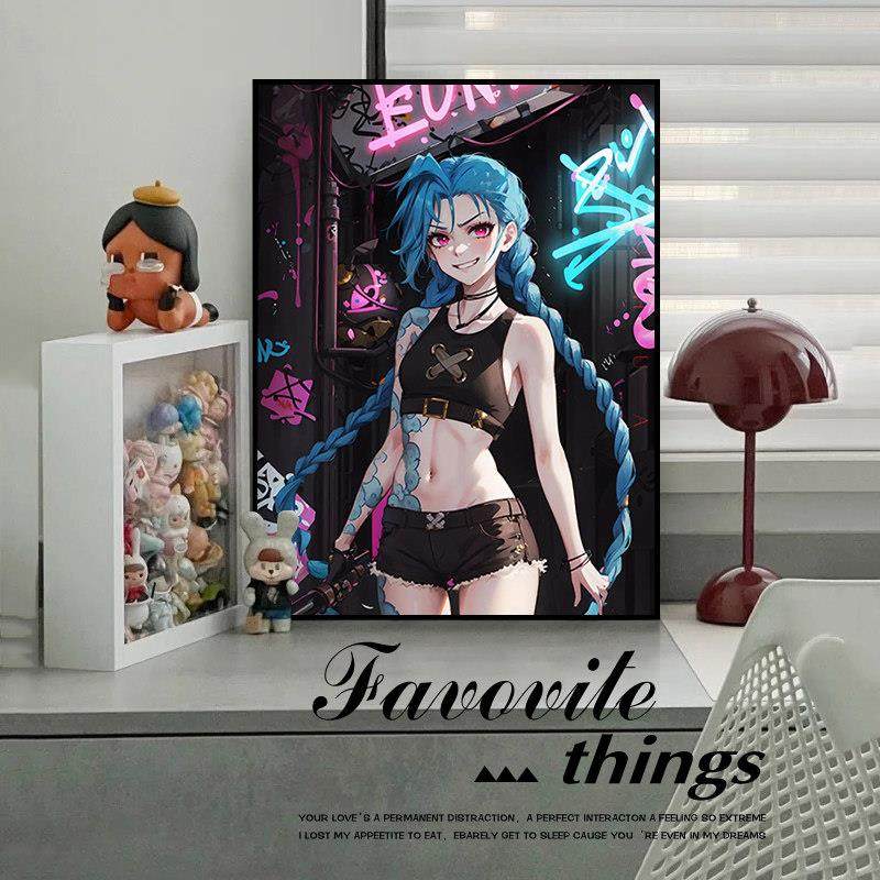 金克丝钻石画2024新款英雄联盟人物手工线绣十字绣水钻带框卧室5d,淘宝优惠券,粉丝福利购,淘宝优惠卷