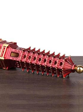 纯铜文昌塔摆件七层九层13十三层红色文昌塔办公书房书桌