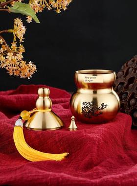 铜比比能关闭三合一炉金龙笼葫芦厨房东北西北角纯铜大尺寸