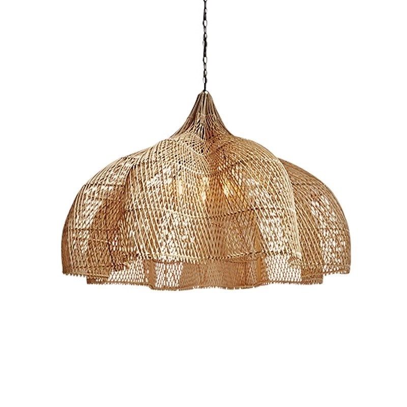 侘寂风吊灯中式禅意茶室酒店日式民宿客厅卧室灯复古餐厅藤编吊灯,淘宝优惠券,粉丝福利购,淘宝优惠卷