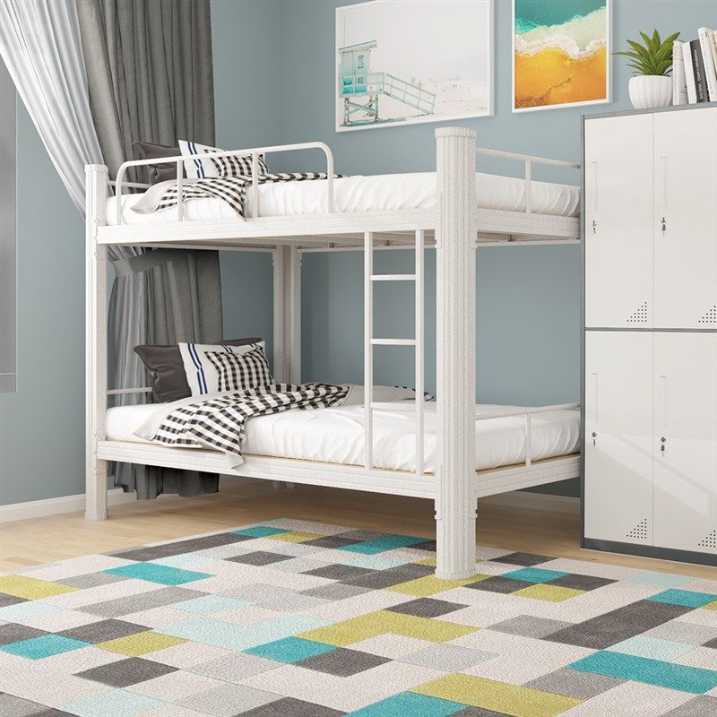 上下铺铁床双层床员工上下铺学生宿舍床钢架高低床铁艺双人公寓床,淘宝优惠券,粉丝福利购,淘宝优惠卷