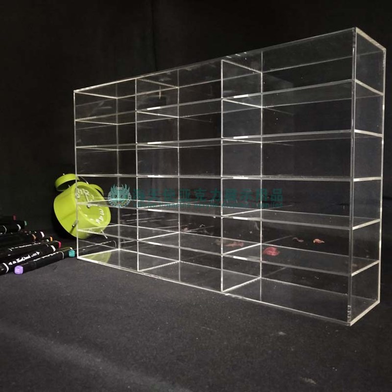 1:18汽车模型展示架亚克力陈列架公仔挂墙收纳柜透明Y玩具储藏柜 - 图0