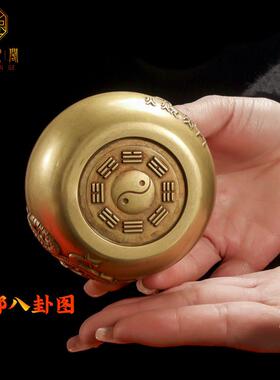 纯铜大号避火龙瓶厨房西北角火烧天门乾卦位保平安招财装饰龙摆件