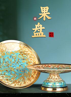 佛具套装纯铜供佛用品家用全套敬供佛灯盘佛前香炉供水杯花瓶果盘