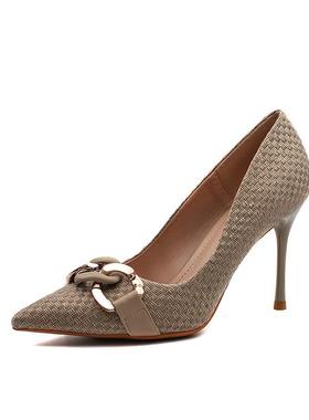 样板间女鞋高跟鞋鞋柜装饰鞋现代轻奢软装品衣帽间衣柜装饰鞋摆件