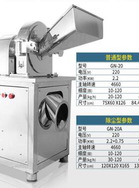 万能粉碎机多功能不锈钢干湿两用工业厂材打粉机厂家
