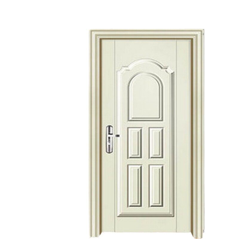 304不锈钢白色压花板门 工厂不锈钢门出租屋宿舍防盗门自建房大门 - 图3