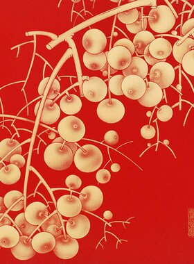 黄铜乔迁新房装饰摆件客厅入户玄关桌面柿柿如R意摆台吉祥发财礼