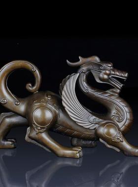 采购产品纯黄铜皮绣饰品，家居，客厅，动物装饰品，办公室，铜皮