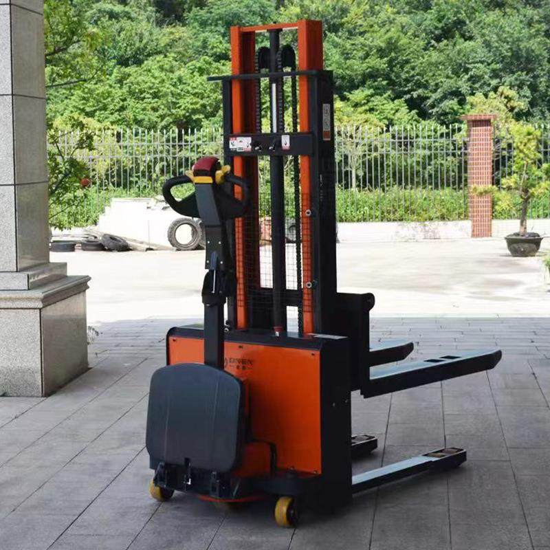 外贸跨境全电动升降站立式堆垛车小型搬运装卸车电动堆高车,淘宝优惠券,粉丝福利购,淘宝优惠卷