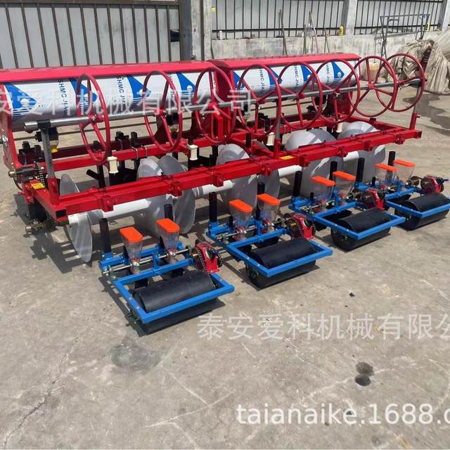 Corn, soybean, millet, vegetable, oil sunflower fertilizer seeder new no-till suspension leg ridge-raising integrated machine sowing