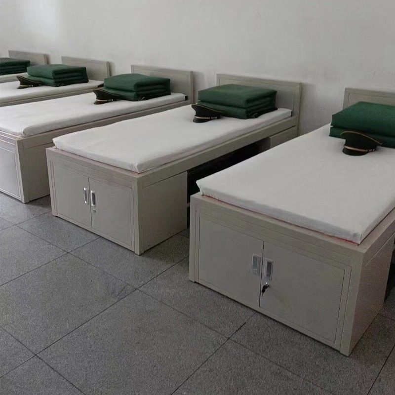 宇威制式营具钢制高低床宿舍床单人单层床铁架床铁艺床,淘宝优惠券,粉丝福利购,淘宝优惠卷