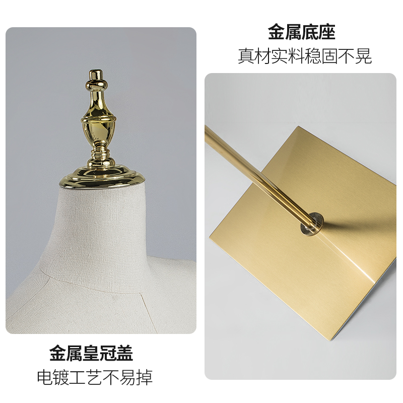 婚纱模特展示架婚纱店模特道w具展示架女人体人台衣架礼服服装人 - 图1