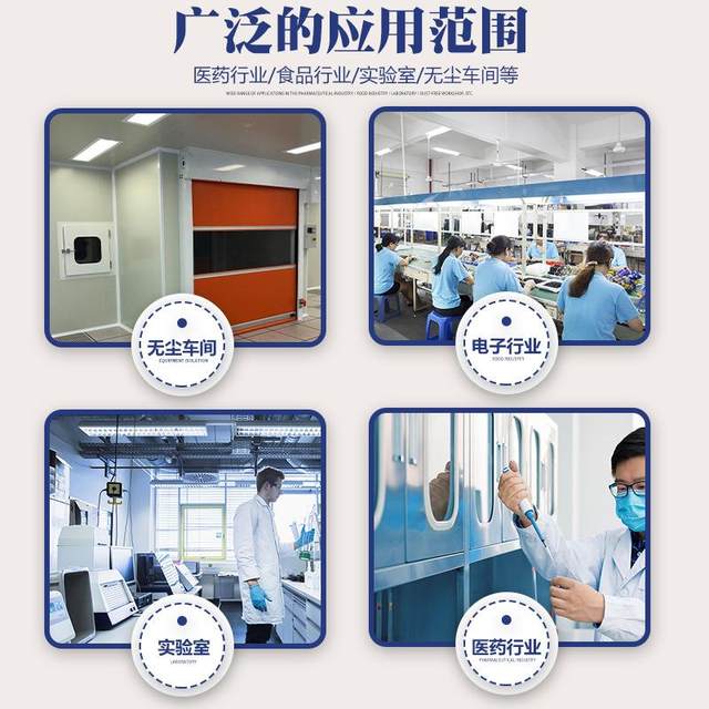 Corner air shower room straight inlet and side outlet air shower channel single stainless steel air shower door purification dust-free workshop human shower room