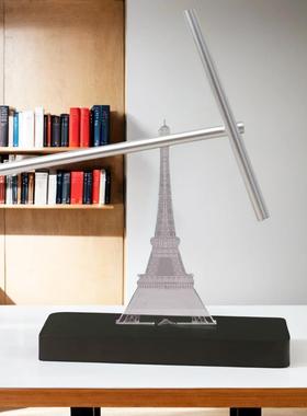 小号钢铁人混沌摆永动机摆件永动仪牛顿摇摆器艾菲尔铁塔生日礼物