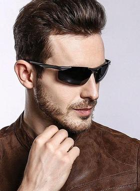 2025新款太阳镜男士铝镁时尚潮流偏光太阳镜自行车钓鱼驾驶防紫外