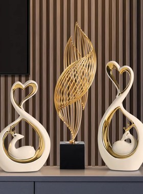 电视柜装饰摆件客厅酒柜轻奢高档高端大气上档次乔迁礼物家居饰品