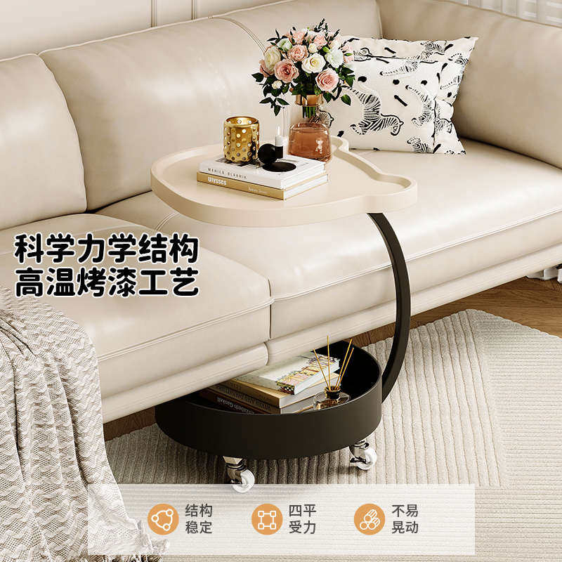 轻奢沙发边几现代简约客厅可移动茶几小桌子卧室床头柜推车置物架,淘宝优惠券,粉丝福利购,淘宝优惠卷