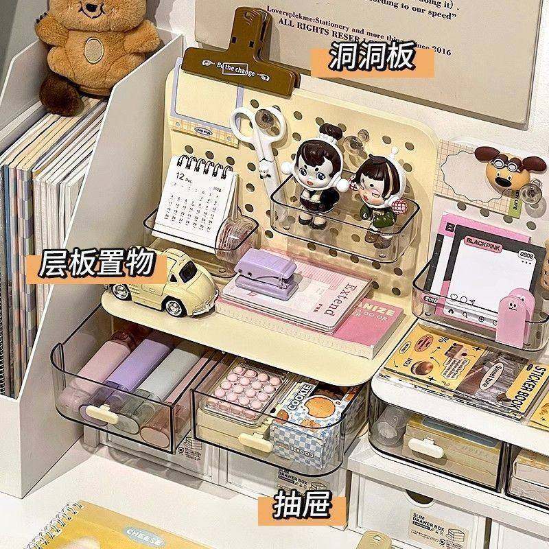 桌面收纳盒谷子小痛柜吧唧展示支架桌面抽屉小卡收纳展示盒,淘宝优惠券,粉丝福利购,淘宝优惠卷