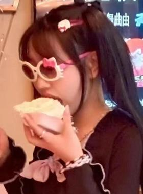 小猫拍照眼镜道具墨镜潮女学生