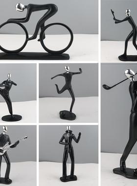 现代简约创意家居客厅电视柜酒柜装饰品办公室轻奢工艺品桌面摆件