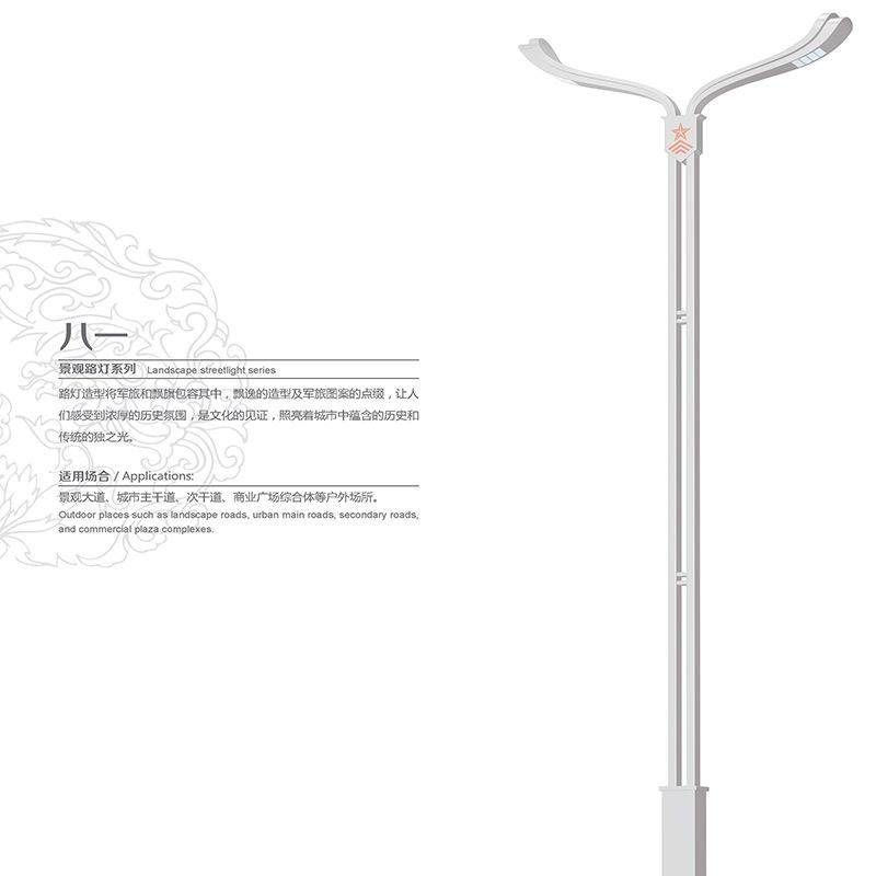 户外防水防锈市电路灯厂家直销6-10米特色文旅LED路灯,淘宝优惠券,粉丝福利购,淘宝优惠卷