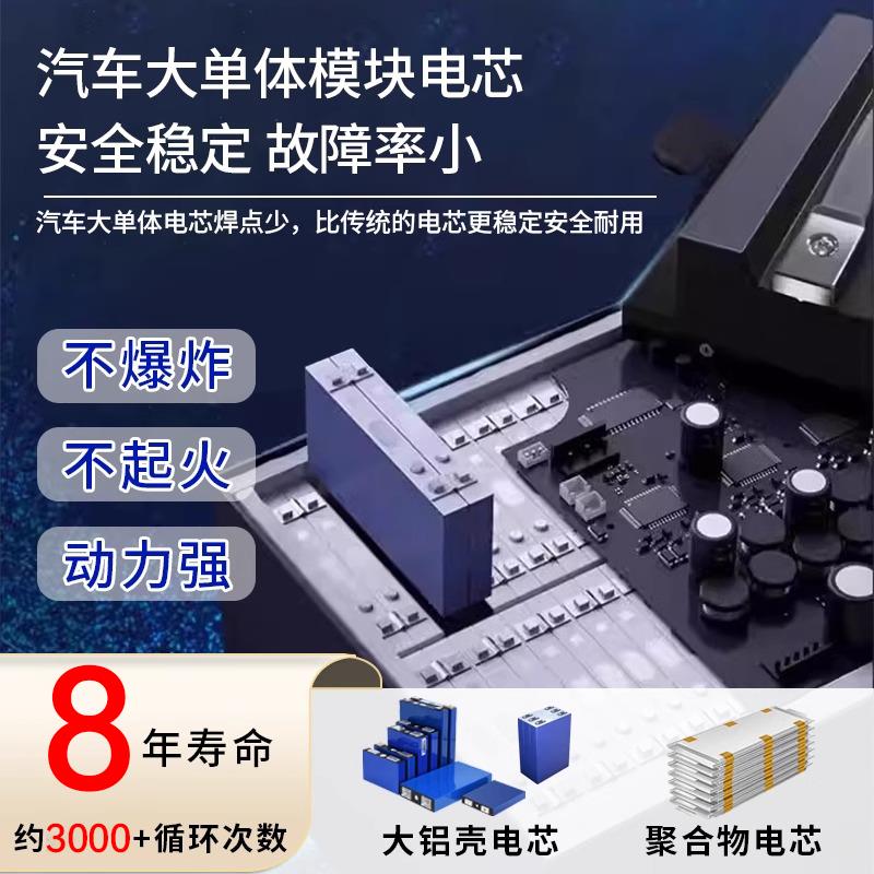 宁德电动车锂电池大容量磷酸铁锂三元锂72V60V48V二三四轮通用 - 图2