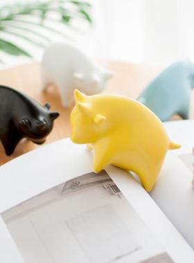 2021年吉祥物牛摆件 创意北欧家居装饰品 可爱小动物摆设新年礼物