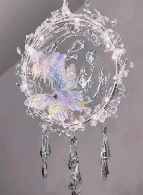 梦幻水流蝴蝶小夜灯材料包创意氛围手工diy制作生日礼物送闺蜜