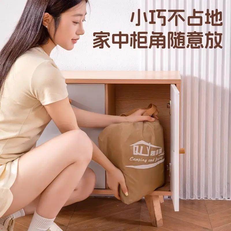 趣露营充气床垫家用全自动单双人午休睡垫户外可携式打地舖露营床,淘宝优惠券,粉丝福利购,淘宝优惠卷