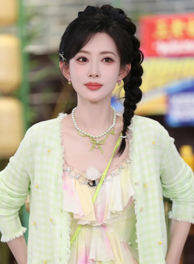 孟子义同款黑色蝴蝶结发卡