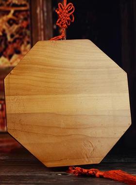 桃木虎头狮咬剑八卦镜兽头挂件解决卫生间门对门狮咬剑牌摆件