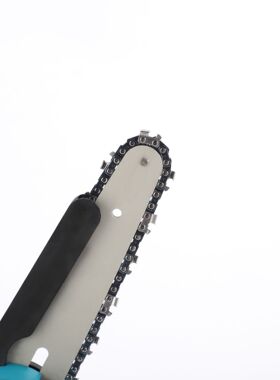 21V迷你小型家用充电式电锯锂电单手锯电动链锯户外免汽油伐木
