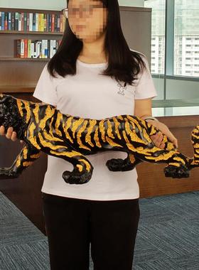 加大号老虎办公室摆件店铺公司开业送礼礼品客厅电视柜酒柜装饰品