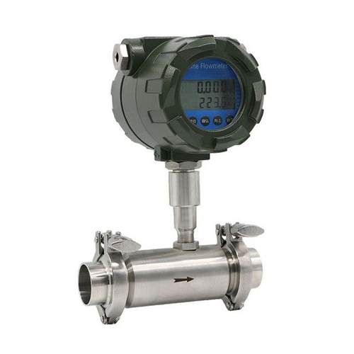 液体涡轮流量计定量控制厂家销售卡箍式卫生型螺纹连接带远传信号 - 图1