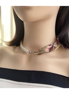 甲状腺术后遮挡项链女丝巾夏天脖子颈部术后遮疤项链遮挡疤痕神器