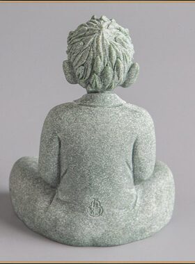 青砂石禅心悟空创意国潮居家办公装饰大圣美猴王桌面摆件朋友送礼