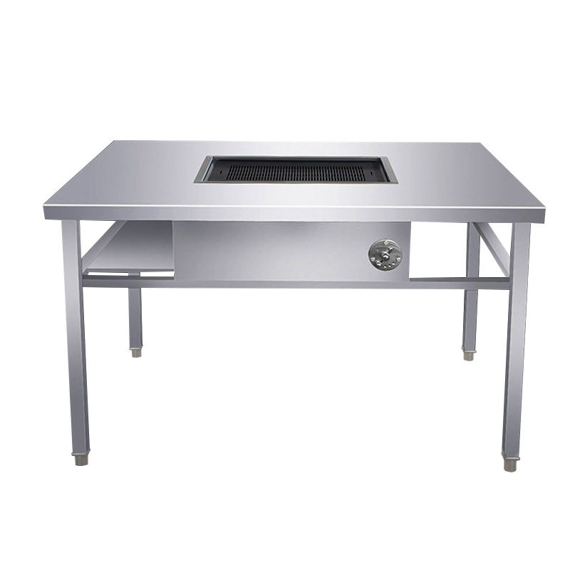 无烟烧烤炉 商用电烧烤炉韩式无烟烤肉桌餐厅户外自助烧烤桌,淘宝优惠券,粉丝福利购,淘宝优惠卷