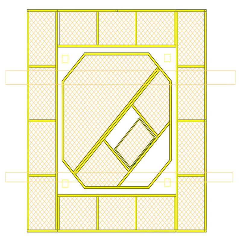 标准化工地建筑全竖管组装式塔吊防攀爬 防攀爬坠落围栏加工现货 - 图3