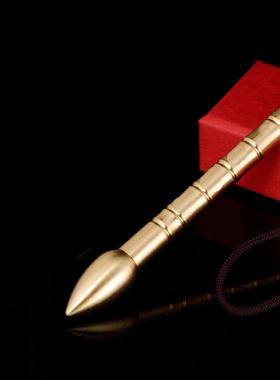 全铜文昌笔摆件竹节笔挂件家居书房办公室装饰工艺品随身携带礼物